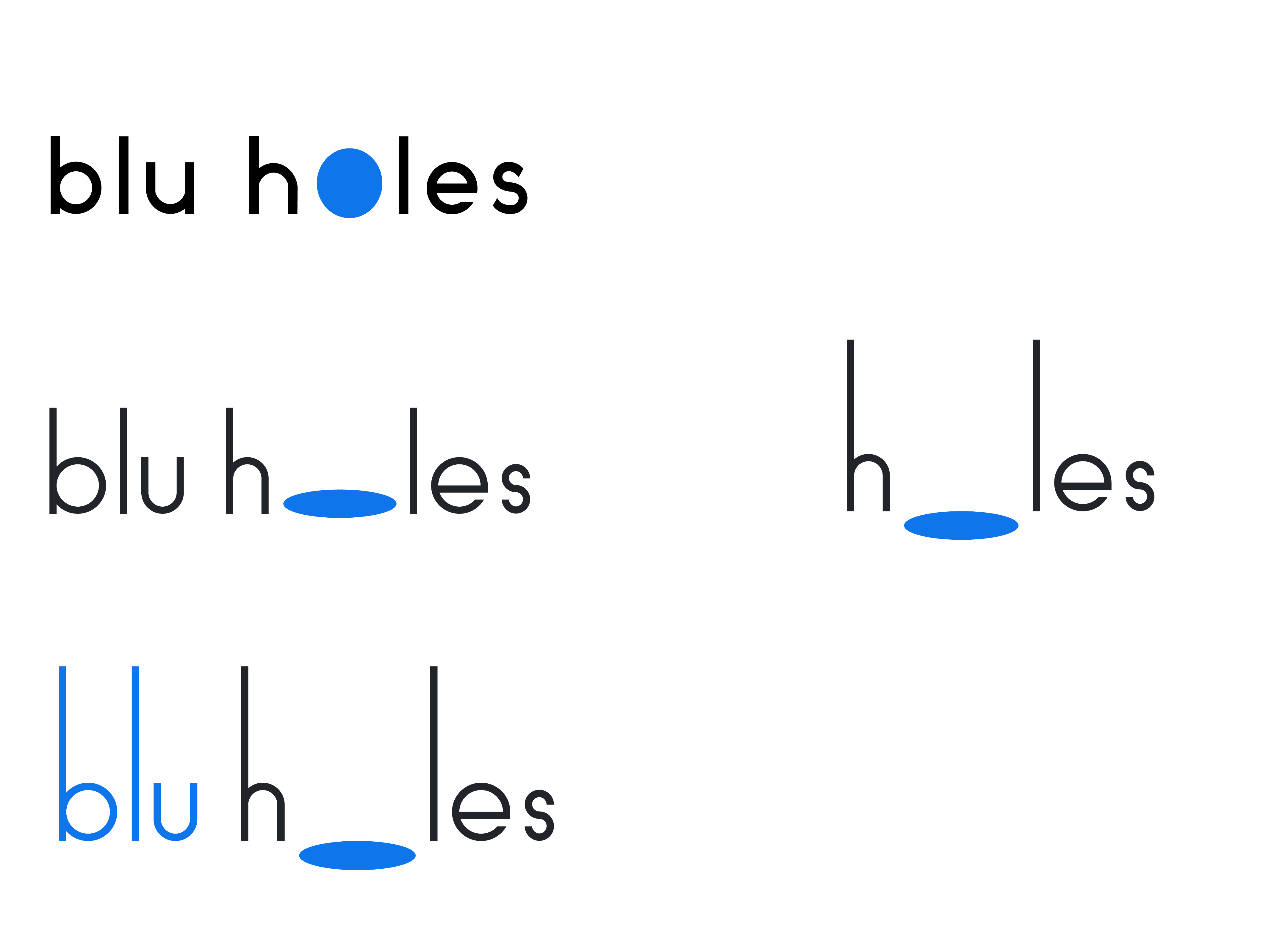 Blu Holes Logo Design Process