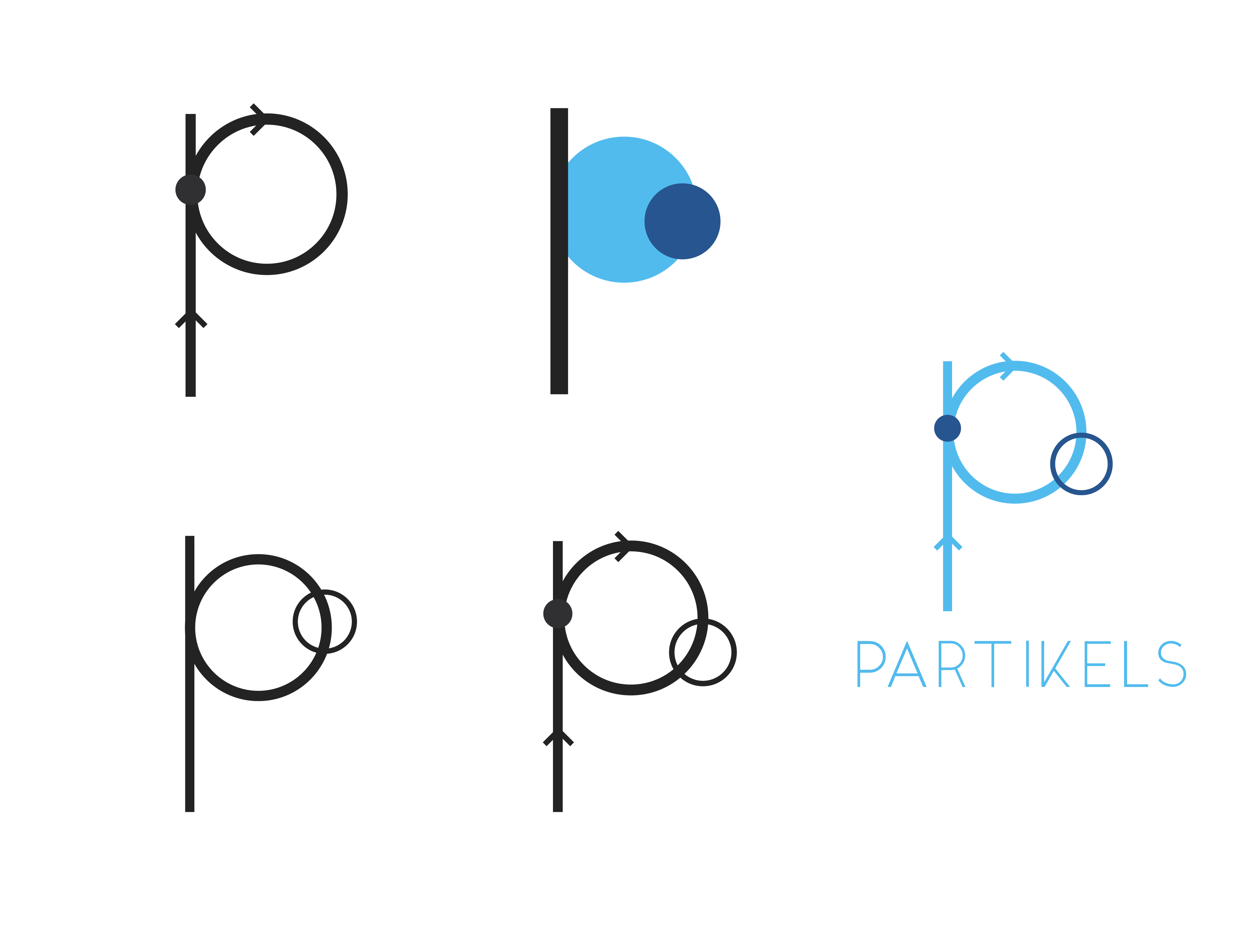 Partikels Logo design process